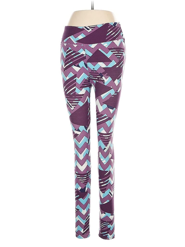 Pre-owned Lularoe Leggings In Purple