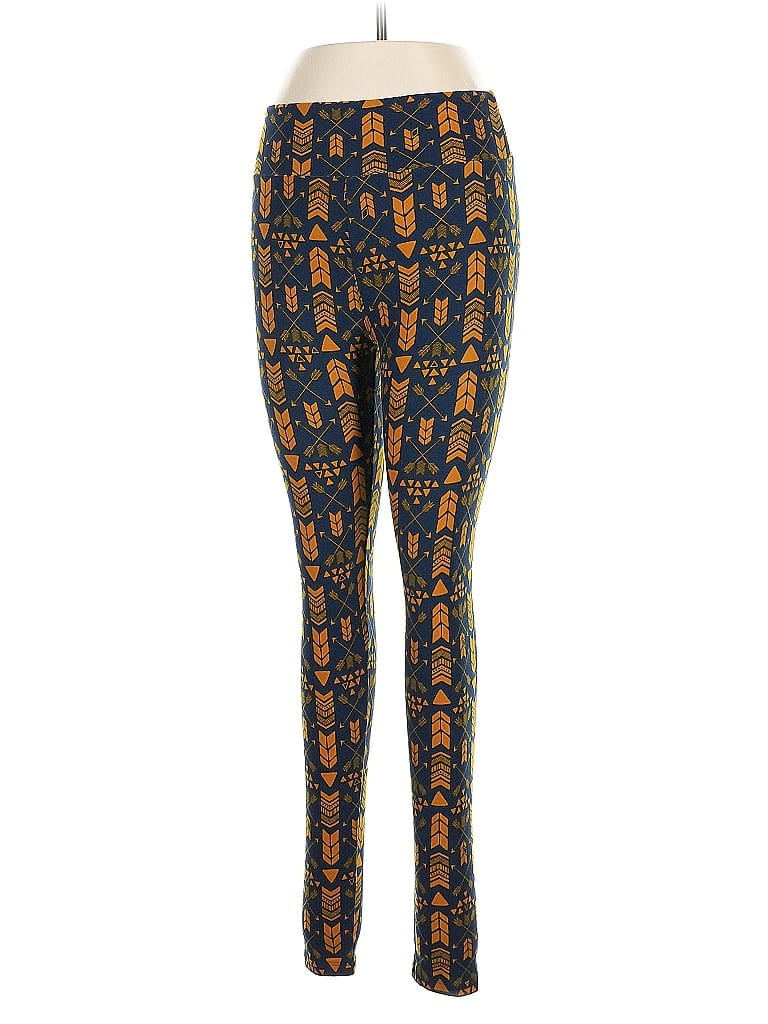 Pre-owned Lularoe Leggings In Blue