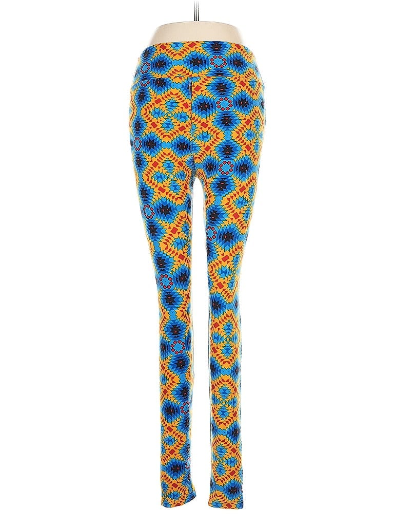 Pre-owned Lularoe Leggings In Blue