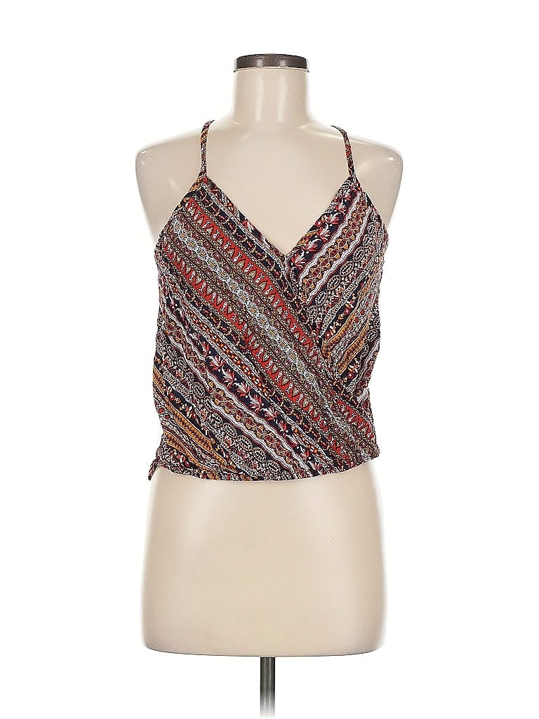 Pre-owned Shein Sleeveless Blouse In Orange