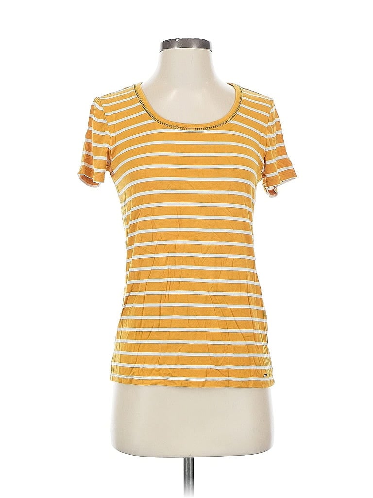 Pre-owned Tommy Hilfiger Short Sleeve T-shirt In Yellow