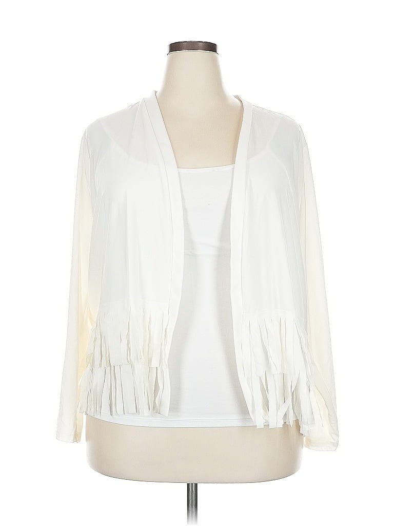 Pre-owned Attitudes By Renee Kimono In White