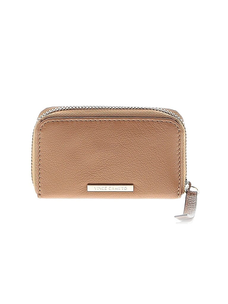 Pre-owned Vince Camuto Leather Card Holder In Brown