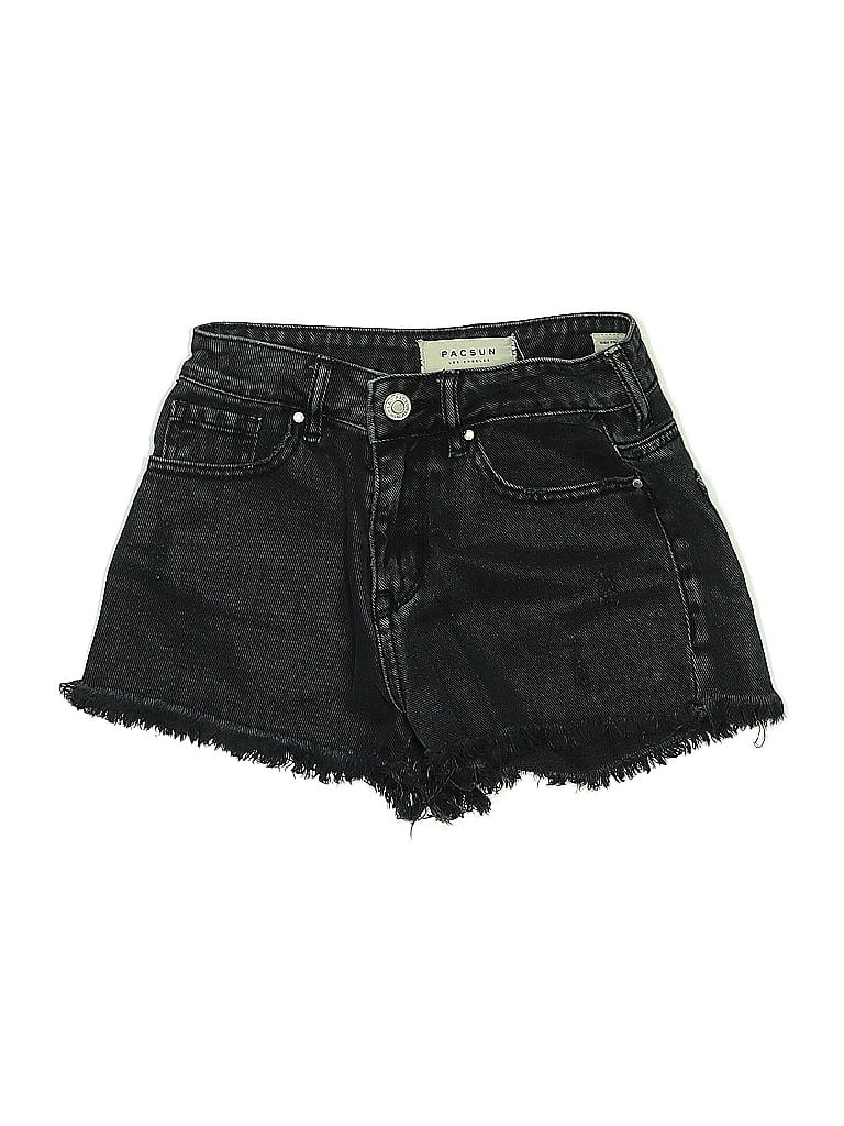 Pre-owned Pacsun Denim Shorts In Black
