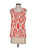Devlin 100% Polyester Orange Sleeveless Blouse Size S - photo 1