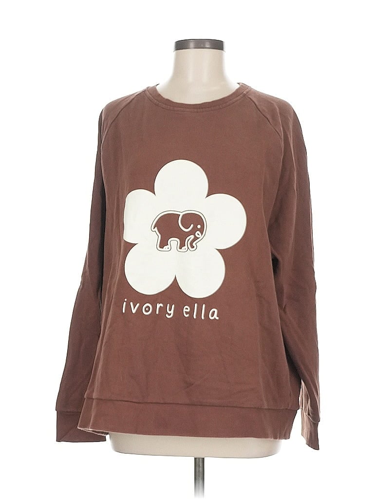 Pre-owned Ivory Ella Sweatshirt In Brown