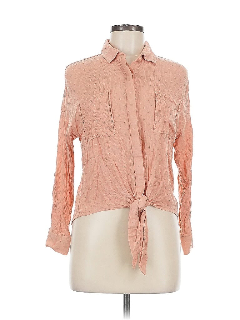 Click to view more detailed imagery on our partner's website Pre-owned Fashion On Earth Long Sleeve Blouse In Pink