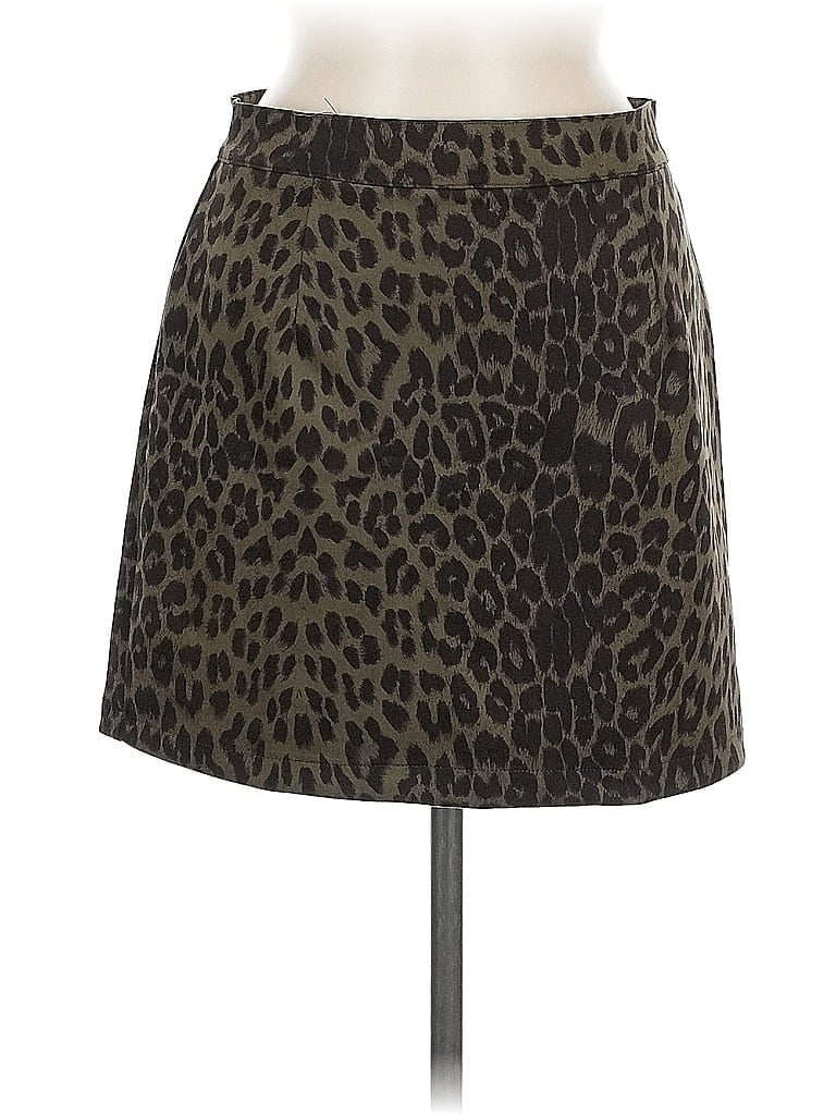 Pre-owned Unbranded Casual Skirt In Brown