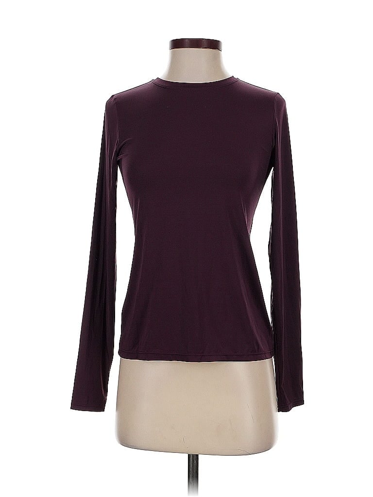 Pre-owned Unbranded Long Sleeve T-shirt In Purple