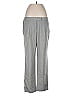 Magaschoni 100% Wool Houndstooth Gray Wool Pants Size 12 - photo 1