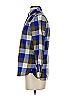 J.Crew 100% Cotton Plaid Blue Long Sleeve Button-Down Shirt Size 0 - photo 5