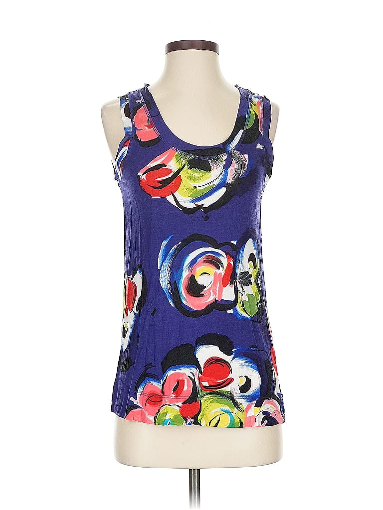 Pre-owned Simply Vera Vera Wang Tank Top Purple Strapless Neckline Tops