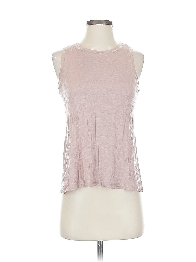 Pre-owned Halogen Sleeveless T-shirt In Pink