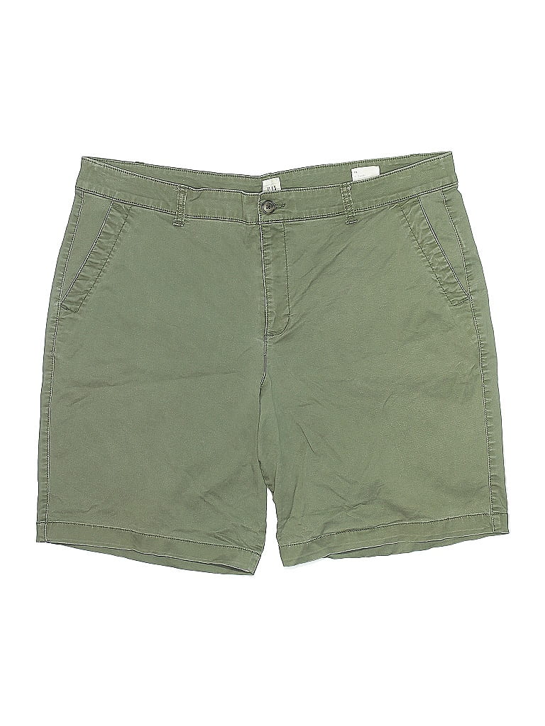 Pre-owned Assorted Brands Khaki Shorts In Green