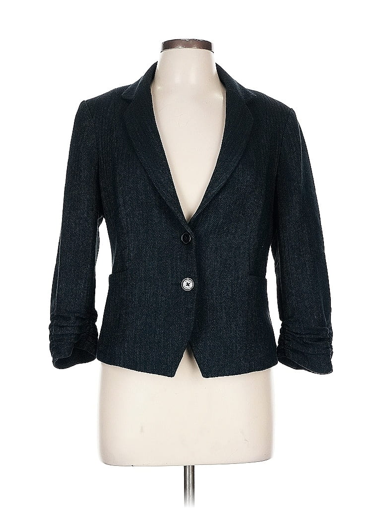 Pre-owned Express Blazer Jacket In Blue