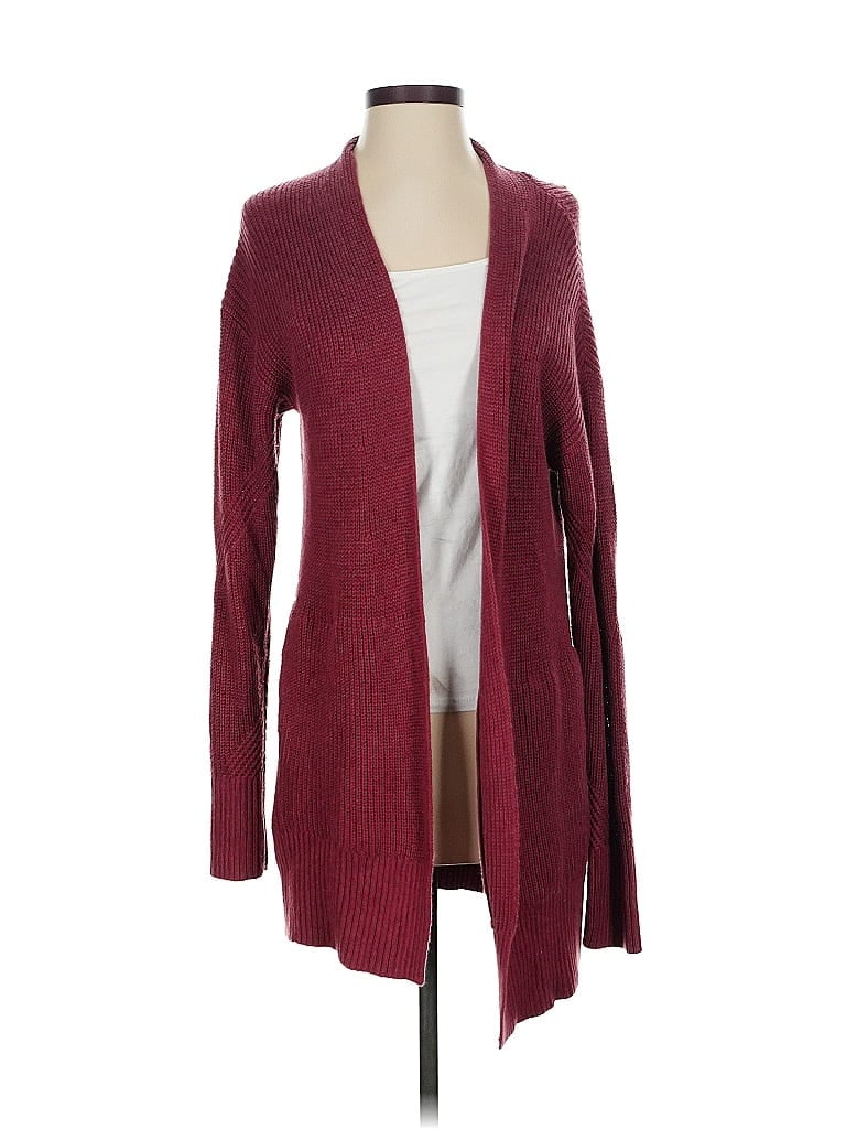 LULULEMON ATHLETICA Pre-owned Cardigan Sweater In Burgundy