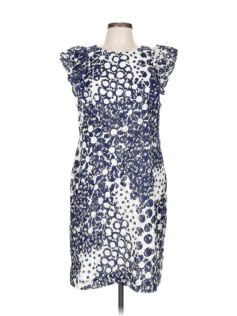 Pre-owned Trina Trina Turk Cocktail Dress In Blue