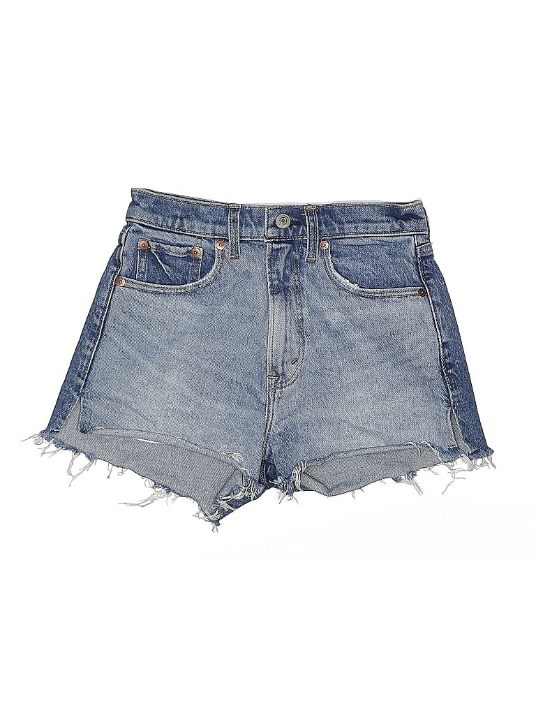 Pre-owned Abercrombie & Fitch Denim Shorts In Blue
