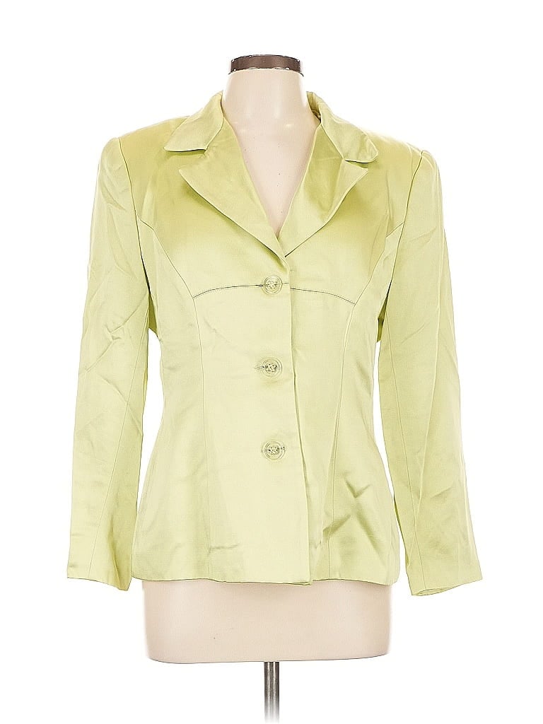 Pre-owned Kelly Graham Blazer Jacket In Green