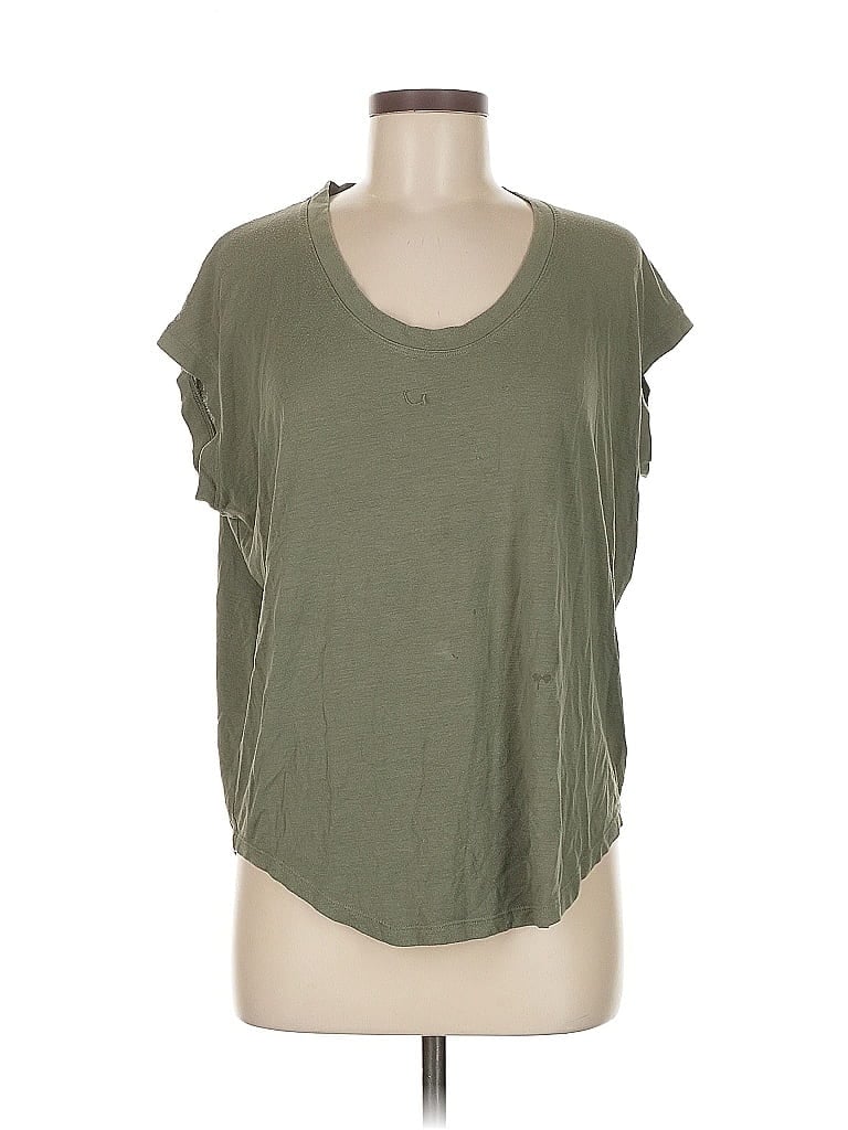 Pre-owned Athleta Short Sleeve T-shirt In Green