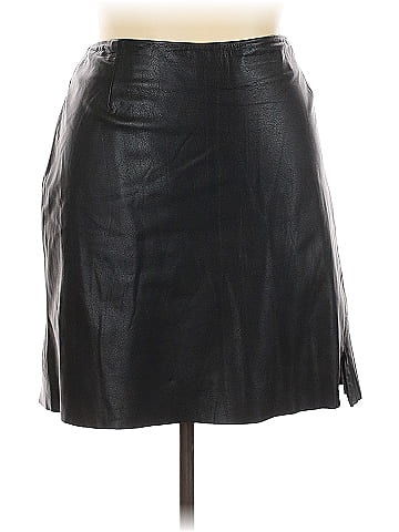 Venezia Faux Leather Skirt (view 1)