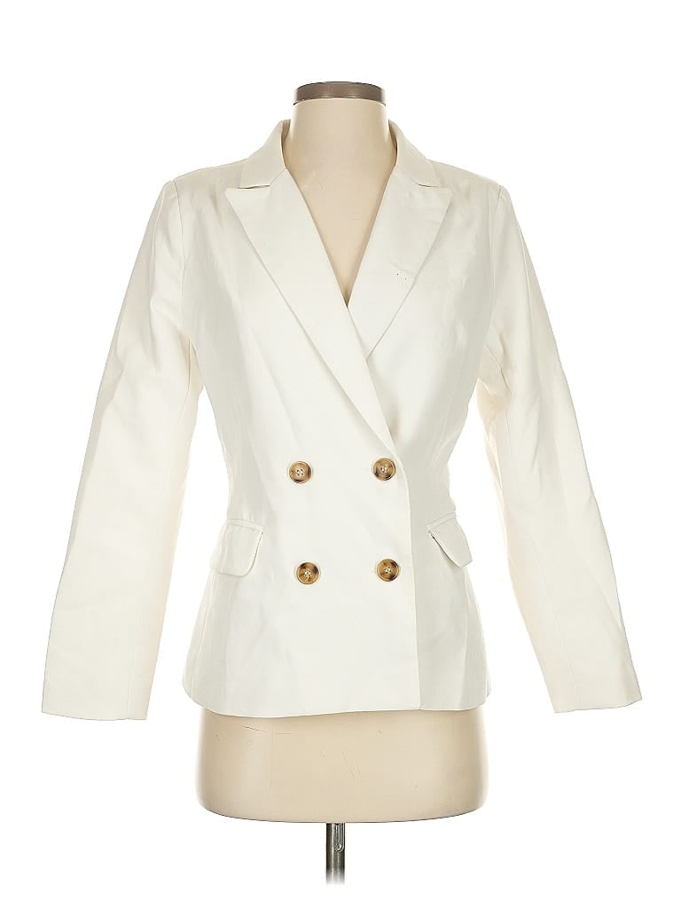 Pre-owned Unbranded Blazer Jacket In White