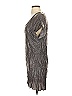 Jay Godfrey Metallic Gray Casual Dress Size 2 - photo 5