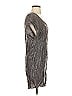 Jay Godfrey Metallic Gray Casual Dress Size 2 - photo 4
