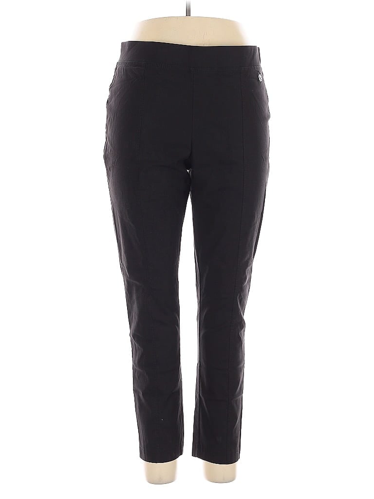 Pre-owned Calvin Klein Active Pants In Black