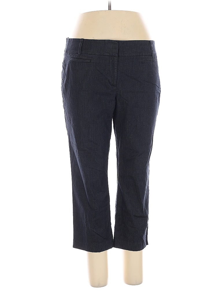 Pre-owned Ann Taylor Loft Outlet Dress Pants In Blue