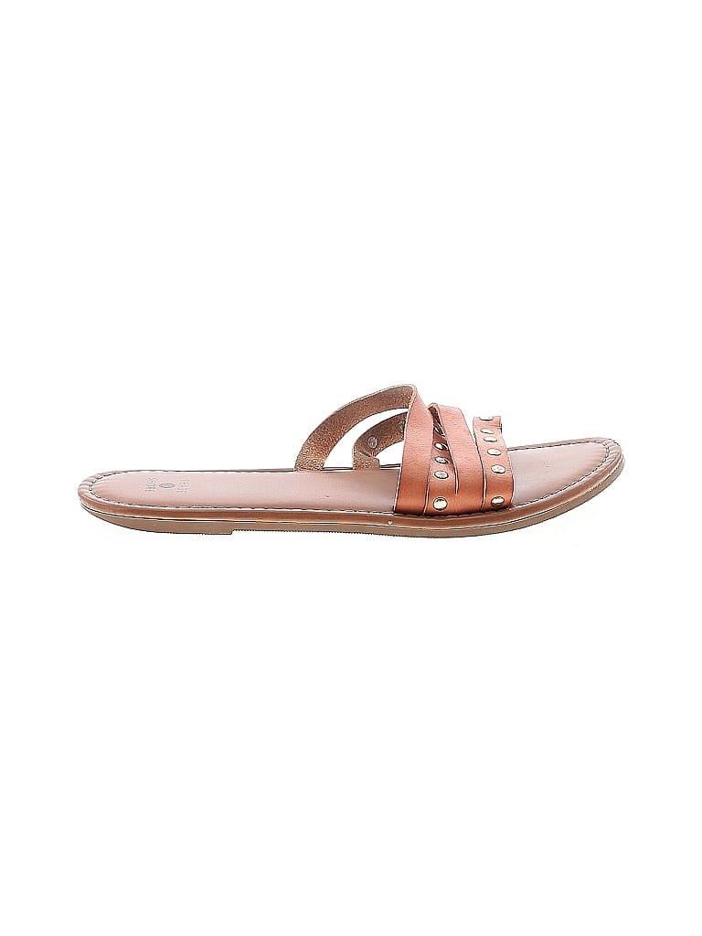 Pre-owned Shade & Shore Sandals In Brown