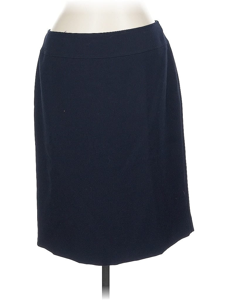 Pre-owned Tahari By Asl Formal Skirt In Blue