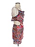 Blanc Paisley Red Cocktail Dress Size S - photo 4
