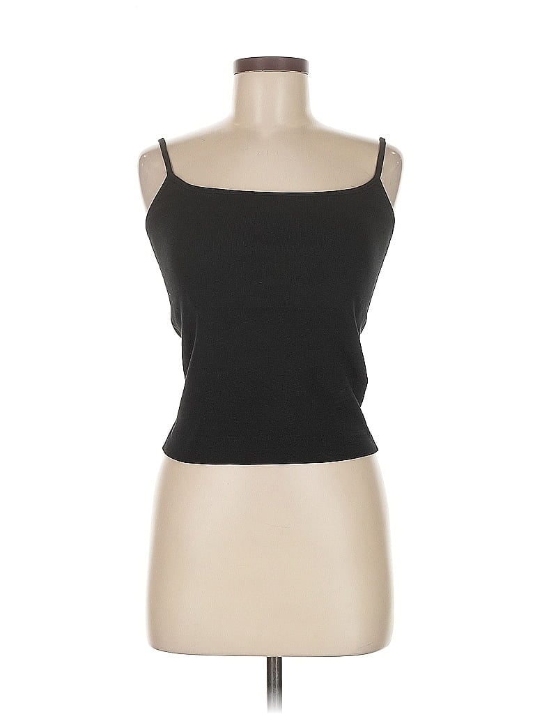 Pre-owned Three Dots Tube Top Black Strapless Neckline Tops