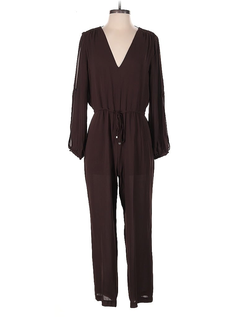 Pre-owned White House Black Market Jumpsuit In Brown