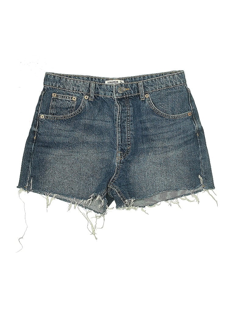 Pre-owned Pull & Bear Denim Shorts In Blue