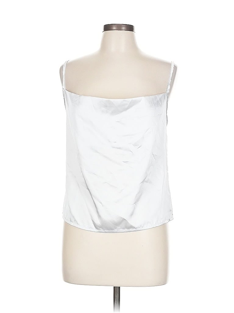 Pre-owned Nasty Gal Inc. Tube Top Silver Strapless Neckline Tops