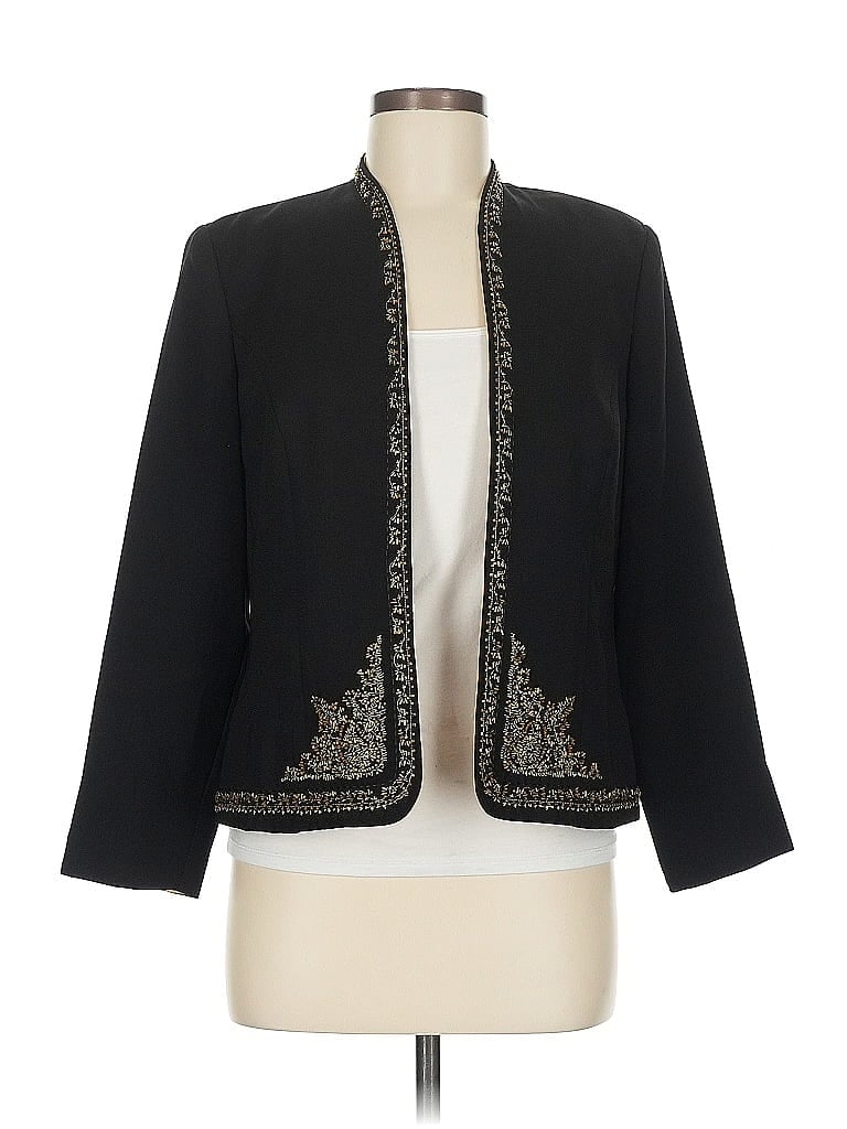 Pre-owned Coldwater Creek Blazer Jacket In Black