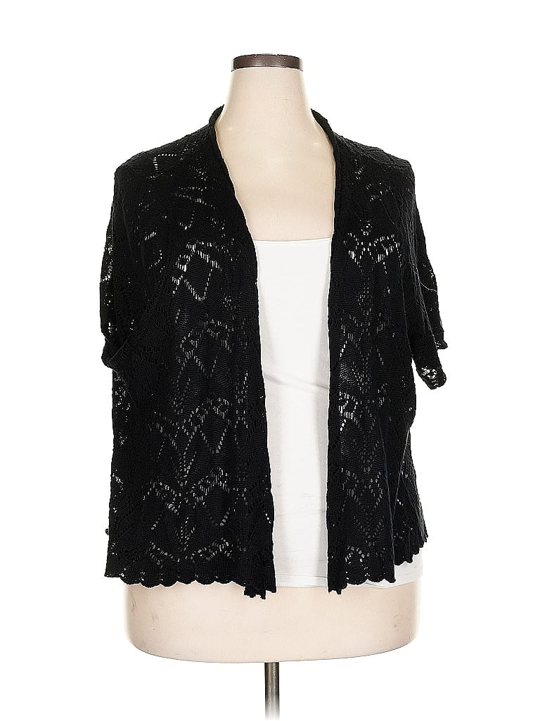 Pre-owned Torrid Cardigan Sweater In Black