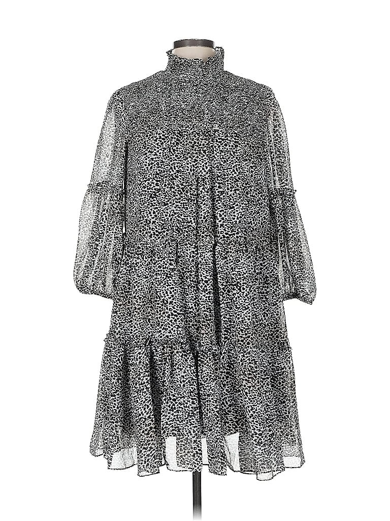 Pre-owned Taylor Casual Dress In Silver