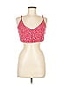Polly 100% Polyester Red Tank Top Size 8 - photo 1