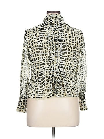 Jones New York Collection Long Sleeve Silk Top (view 2)