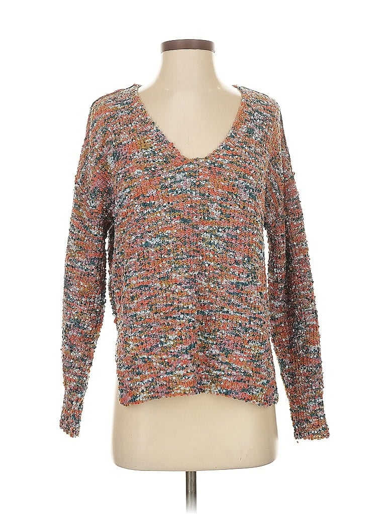 Pre-owned Rachel Zoe Tjx Pullover Sweater In Brown