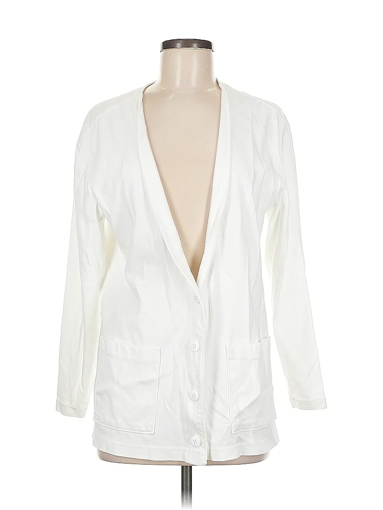 Click to view more detailed imagery on our partner's website Pre-owned Lands' End Blazer Jacket In White