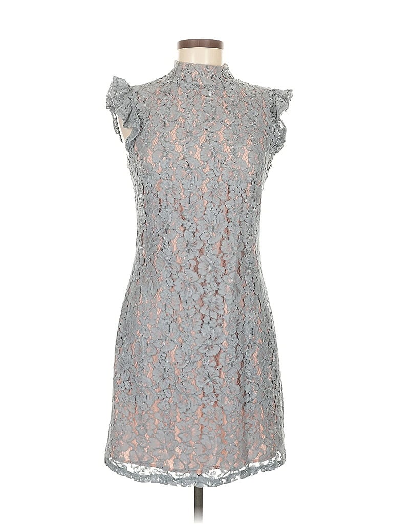 Click to view more detailed imagery on our partner's website Pre-owned Tahari Cocktail Dress In Gray