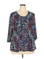 Susan Graver 3/4 Sleeve Blouse