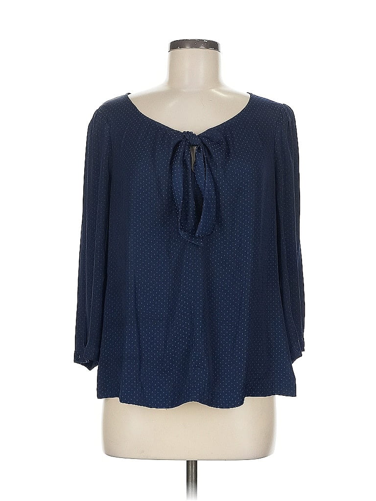 Pre-owned Cabi 3/4 Sleeve Blouse In Blue