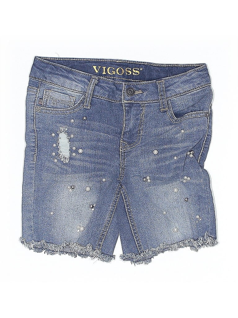 Pre-owned Vigoss Kids' Denim Shorts In Blue