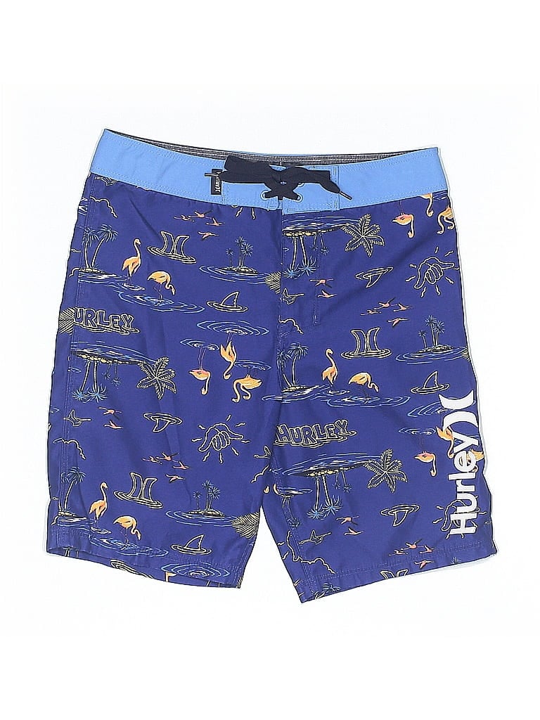 Click to view more detailed imagery on our partner's website Pre-owned Hurley Kids' Board Shorts In Blue