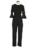 Black Halo Solid Black Jumpsuit Size 0 - photo 1